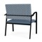 Lesro Newport Bariatric Chair Metal Frame, Black, RS Rain Song Back, MD Titan Seat NP1401 - alternate 2